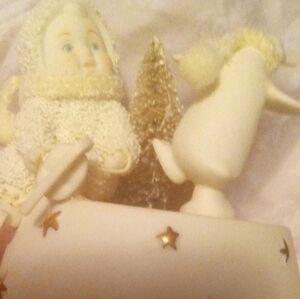 Charming Winter Music Box Snowbaby
